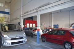 Zona de trabajo del taller