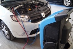 Reparación mecánica en curso